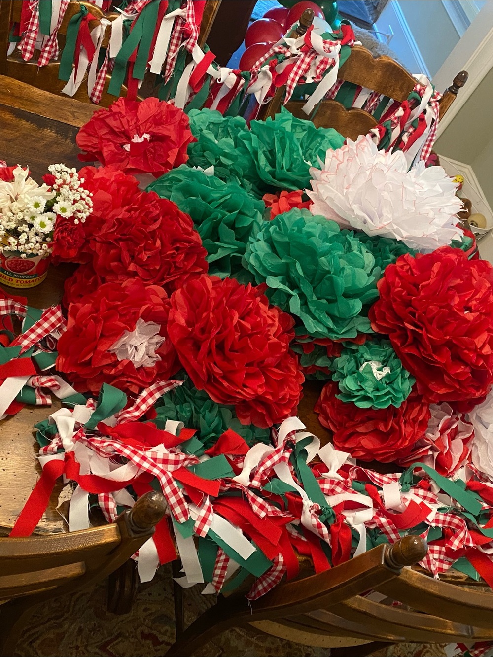 Wedding decor for “That’s Amore” themed wedding shower!